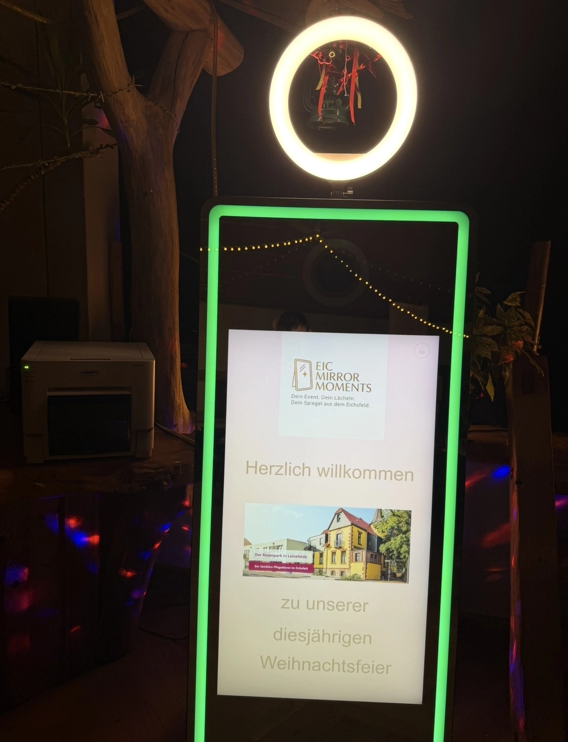 Fotobox Eichsfeld, Fotospiegel Eichsfeld, EIC Mirrow Moments, Wehnde, Magic Mirror Fotospiegel